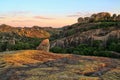 Picturesque rock formations of the Matopos National Park, Zimbabwe Royalty Free Stock Photo