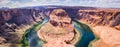 Picturesque rocks of Arizona. Colorado River and Glenn Canyon. Beautiful panorama Royalty Free Stock Photo