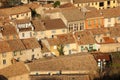 Picturesque rooftops in the village. Carcassonne. France Royalty Free Stock Photo