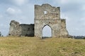 Ruins of Kremenets Castle, Kremenets town in Ukraine Royalty Free Stock Photo