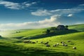 Picturesque Rural Landscapes: Fields, Meadows, and Charming Farmhouses