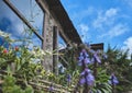 Picturesque rustic cabin house in the town of Galipan, Caracas - Venezuela. Eco house concept.