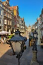 Picturesque scenery in the Old Town of Gdansk