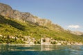 Picturesque scenic landscape of brist in dalmatia, croatia