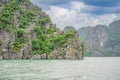 Picturesque sea landscape. Ha Long Bay, Vietnam Royalty Free Stock Photo