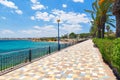 Picturesque seafront promenade of Punta Prima. Spain