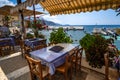 The picturesque seaside village of Agios Nikolaos in Mani, Messinia, Greece