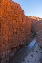 Picturesque Serpentine mountain road in Gorges Dades in high Atlas, Morocco Royalty Free Stock Photo