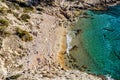 Picturesque small cove and lagoon