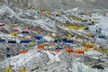 Everest base camp trek landscape and view of Himalayas 8000 summits