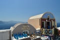 Picturesque Souvenir Shops On The Beautiful Main Street Of Oia On The Island Of Santorini. Architecture, landscapes, travel, cruis