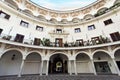 Picturesque square plaza del Cabildo in the morning, Seville