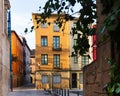 Picturesque street in european city. Logrono