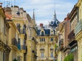 Picturesque street in Montpellier, France