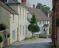 Picturesque street scene. Village properties, Sussex UK Royalty Free Stock Photo