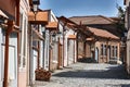 Picturesque street in Sighnaghi Signagi , Kakheti , Georgia. Sighnaghi is known as a Love City in Georgia.