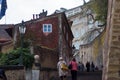 Street in Prague. Czechia