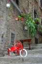 Picturesque street view Tuscany