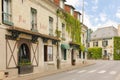Picturesque street in the village. Chenonceau. France