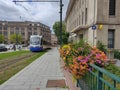 The picturesque streets of Mulhouse in summer.