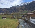 Picturesque Swiss Valley