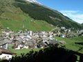 The picturesque swiss village of Vals in the Graubunden region