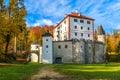 The picturesque 13th-century Sneznik Castle Royalty Free Stock Photo