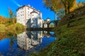 The picturesque 13th-century SneÃÂ¾nik Castle Royalty Free Stock Photo