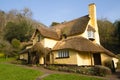 Thatched Cottage Selworthy Somerset Royalty Free Stock Photo