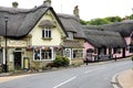 Picturesque thatched cottages, Shanklin, Isle of Wight, UK