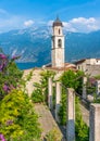 The picturesque town of Limone sul Garda, on Lake Garda. Province of Brescia, Lombardia, Italy. Royalty Free Stock Photo