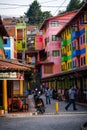 Picturesque, traditional and colorful little town Guatape, Colombia