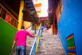Picturesque, traditional and colorful little town Guatape, Colombia