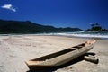 picturesque tropical beach with palm trees and blue sea without people itati beaches brazil