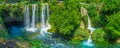 The picturesque Upper Duden Waterfall, Antalya, Turkey Royalty Free Stock Photo