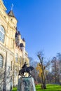 Picturesque Vajdahunyad Castle Budapest city Hungary Royalty Free Stock Photo