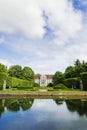 Picturesque view on abbots palace in Oliwa park in Gdansk, Poland Royalty Free Stock Photo