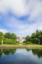 Picturesque view on abbots palace in Oliwa park in Gdansk, Poland Royalty Free Stock Photo