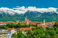 Picturesque view of the ancient Slovenian town of Kranj