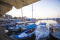 Picturesque view of Kyrenia harbour in Cyprus