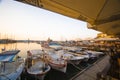 Picturesque view of Kyrenia harbour in Cyprus