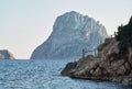 Picturesque view of the mysterious island of Es Vedra