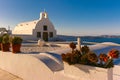 Picturesque view of Oia, Santorini, Greece Royalty Free Stock Photo