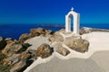 Picturesque view of Oia, Santorini, Greece Royalty Free Stock Photo