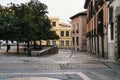 Picturesque view of Plaza de los Carros in central Madrid