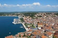 Picturesque view of the port in Rovinj, Istra, Croatia