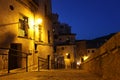 Picturesque view with residence houses in Cuenca, Castilla-La Ma Royalty Free Stock Photo