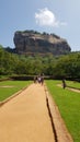 The picturesque view of the rock Sigiriya