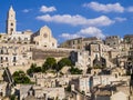 Sasso Barisano district and its characteristic cave dwellings, Matera, Basilicata region, southern Italy