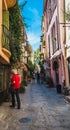 Picturesque view of the streets of Collioure, France